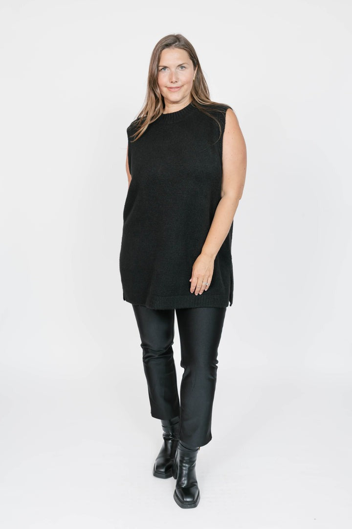 Charlie Sweater Tunic | Black