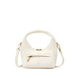 Circle Crossbody Bag | Coconut Cream Pebbled