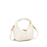 Circle Crossbody Bag | Coconut Cream Pebbled