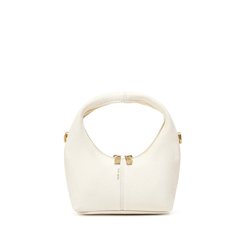 Circle Crossbody Bag | Coconut Cream Pebbled