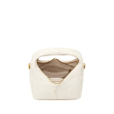 Circle Crossbody Bag | Coconut Cream Pebbled