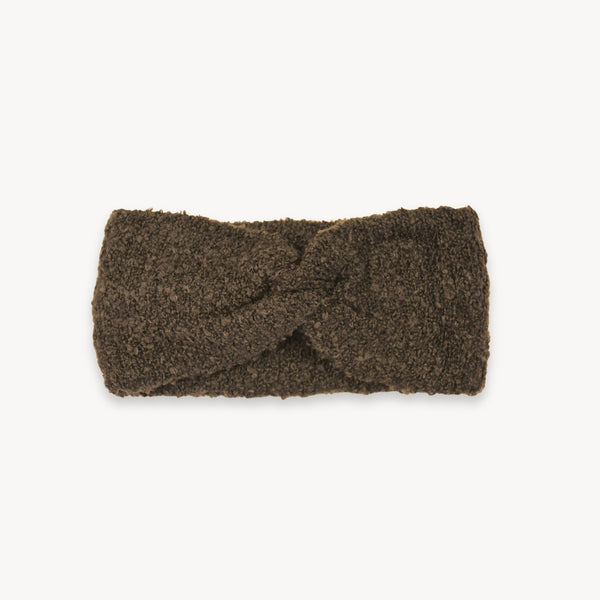 Cozy Twisted Headband | Brunette