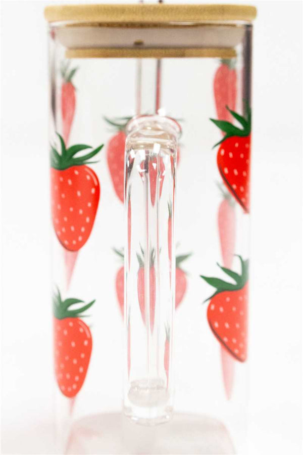 Glass Tumbler | Strawberry - FINAL SALE