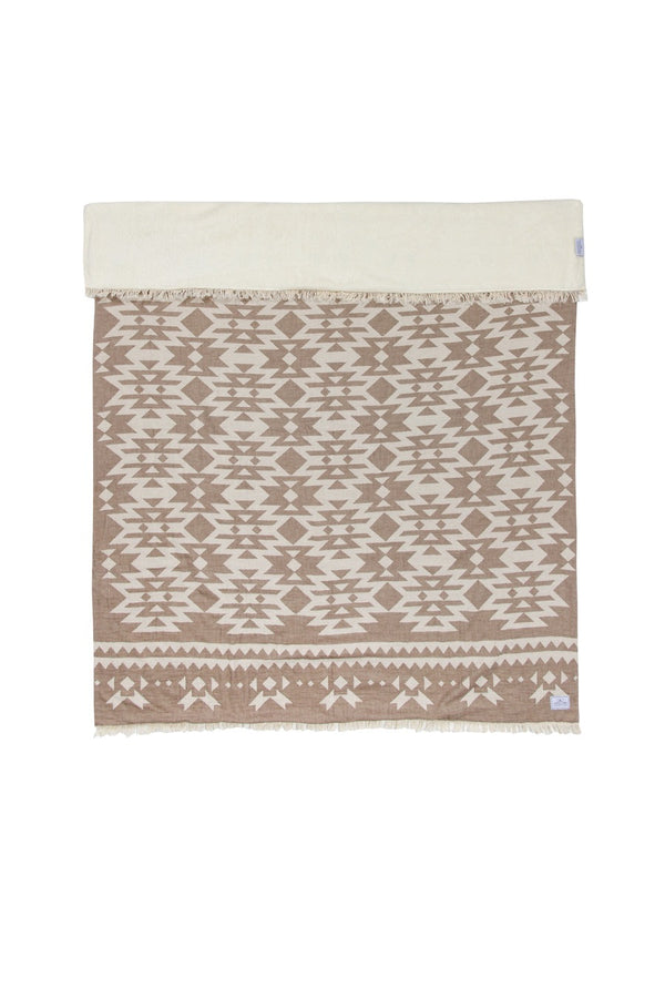 The Coast Fleece Throw | Walnut