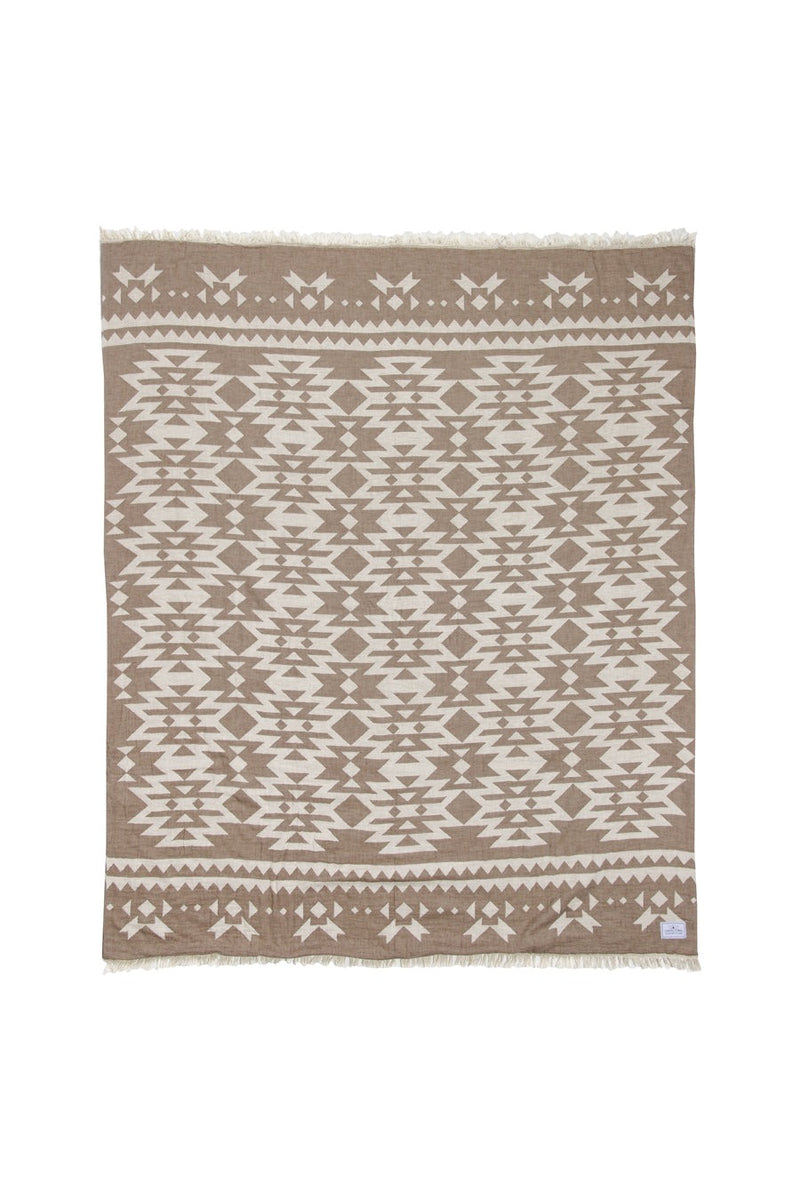 The Coast Fleece Throw | Walnut