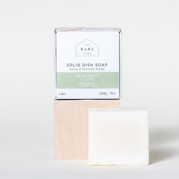 Solid Dish Soap | Bergamot & Lime