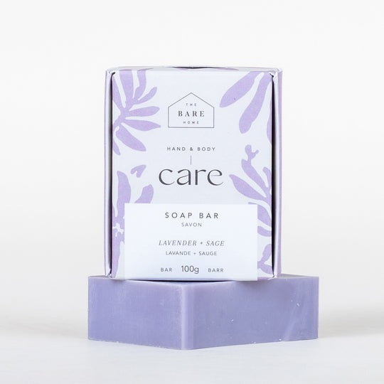 Care Hand & Body Bar Soap | Lavender & Sage