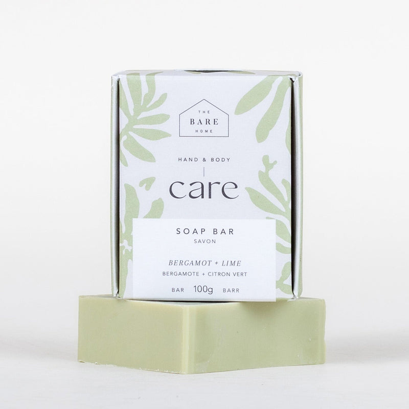 Care Hand & Body Bar Soap | Bergamot & Lime