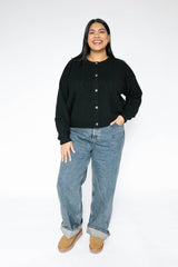 Crush On You Cardigan | Black - FINAL SALE