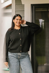 Crush On You Cardigan | Black - FINAL SALE