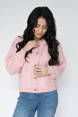 Crush On You Cardigan | Soft Pink - FINAL SALE
