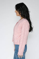 Crush On You Cardigan | Soft Pink - FINAL SALE