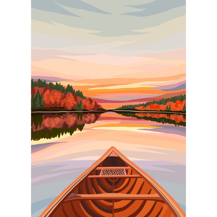 Canoeing at Dawn Puzzle | 500 Piece
