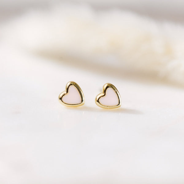 Cherish Studs | Gold