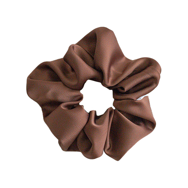 Barbays Scrunchie | Cocoa Satin