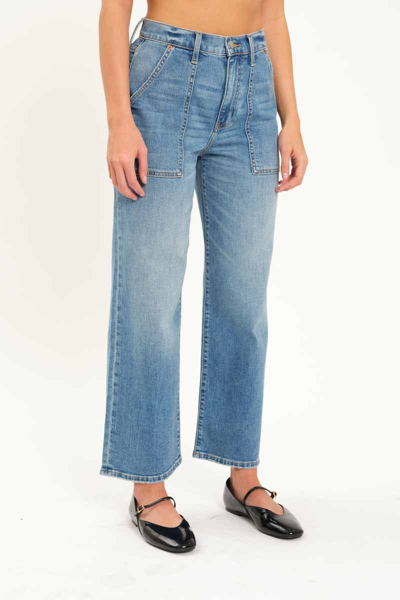 Pleaser Patch Pocket Jeans | Text Me