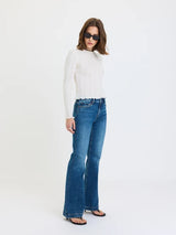 The Heartbreaker Mid Rise Flare | Dusk