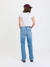 Rebel Mid Rise Slim Straight | On Repeat