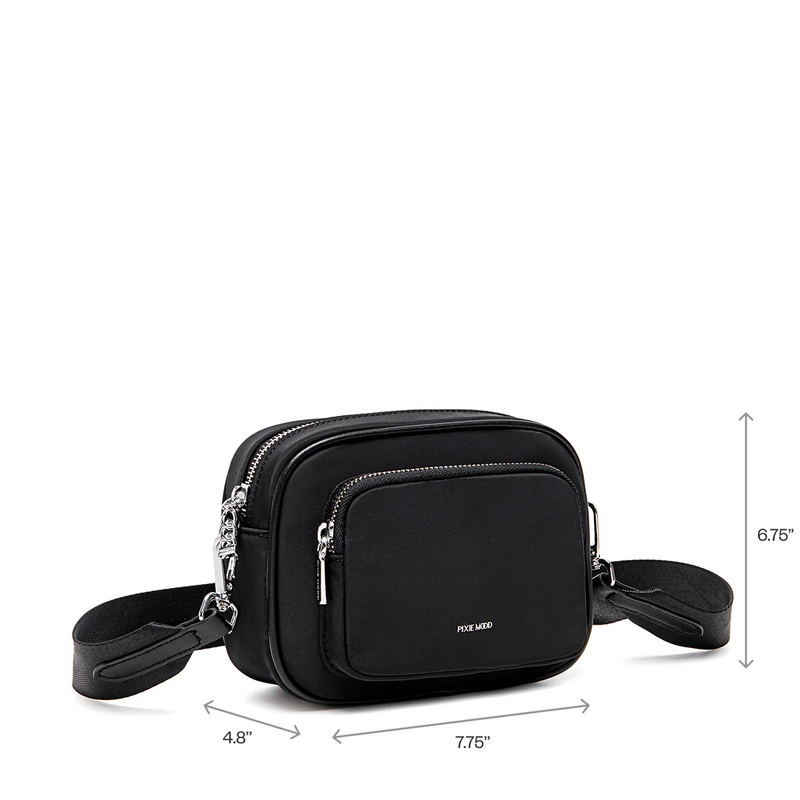 Daisy Crossbody | Black Nylon