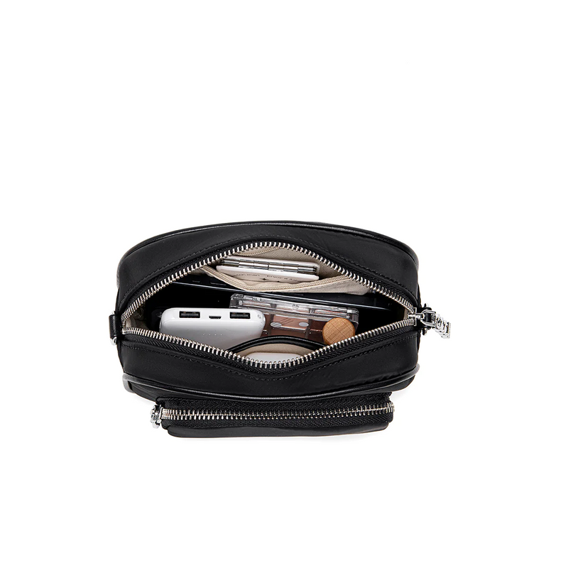 Daisy Crossbody | Black Nylon