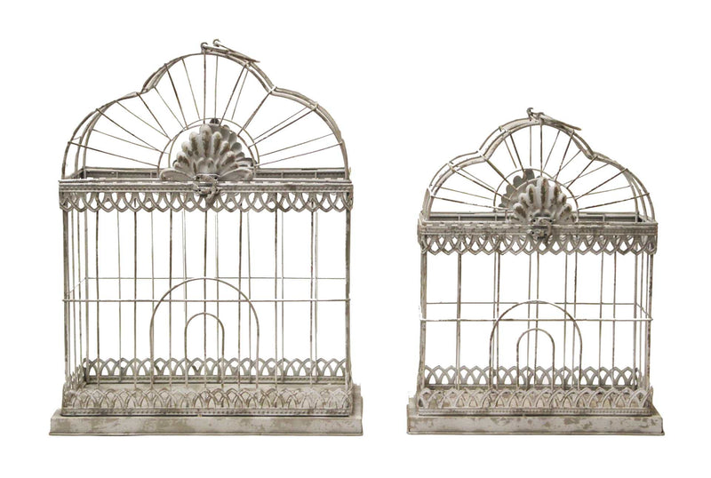 Antiqued Bird Cage | Large
