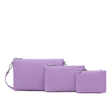 Drea Pouches Set | Lavender Nylon - FINAL SALE