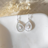 Dewdrop Opalite Earrings | Silver