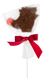 Milk Chocolate Rudolph Lollipop