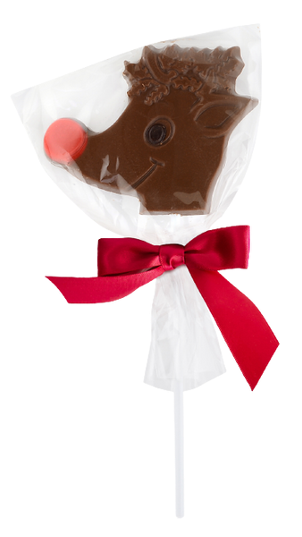 Milk Chocolate Rudolph Lollipop