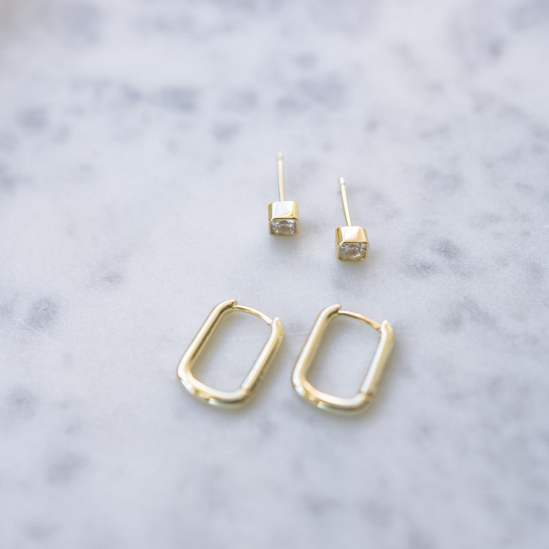 Square Duet Set | Gold