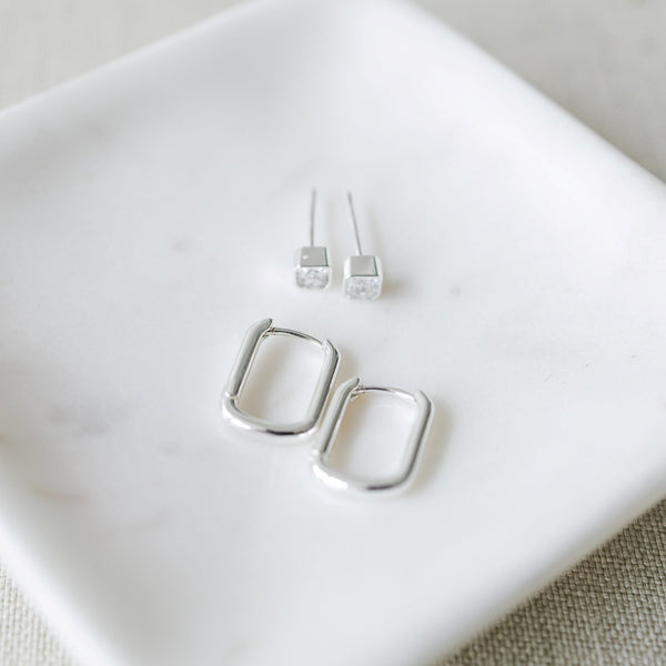 Square Duet Set | Silver