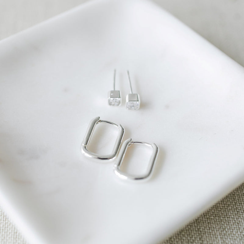 Square Duet Set | Silver