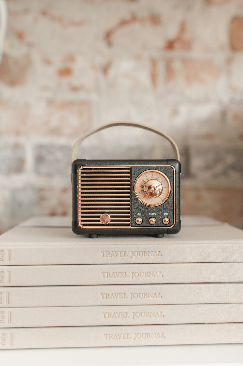 Vintage Bluetooth Speaker | Black