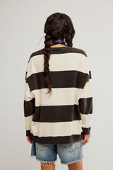 Classic Stripe Crew Wide | Black Combo