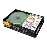 Garlic Dip Ceramic Baker Gift Set | Sage Green