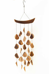 Metal Shell Windchime | Brown