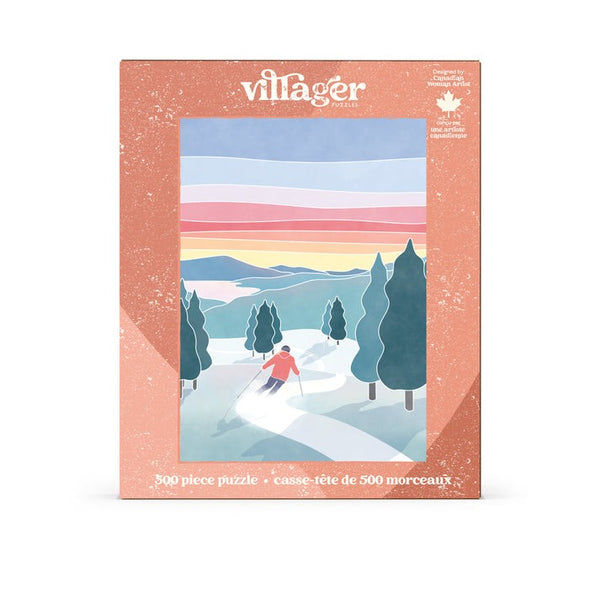 Sunset Ski Puzzle | 500 Piece