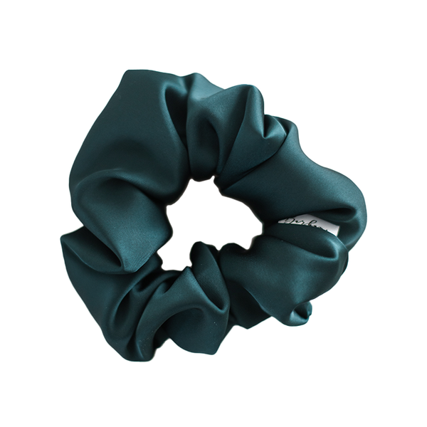 Barbays Scrunchie | Emerald Satin