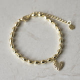 Ever Heart Bracelet | Gold