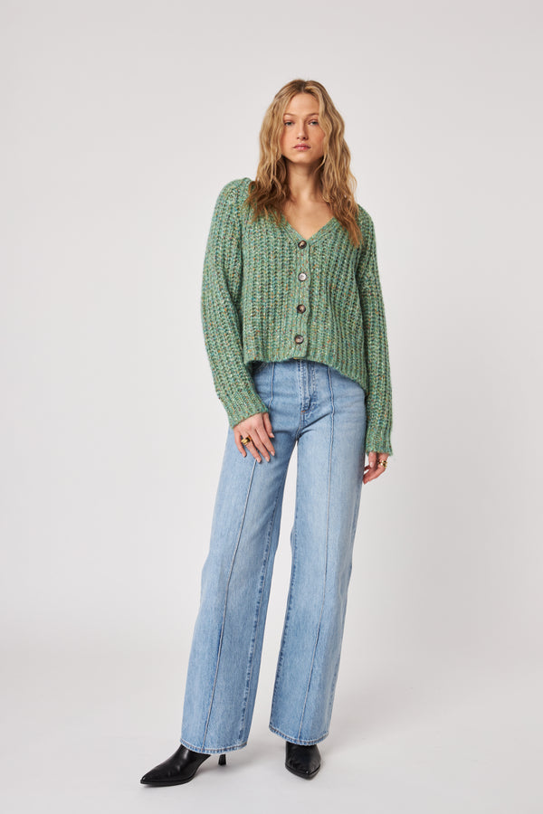 Hawkins Cardigan | Sage Embers