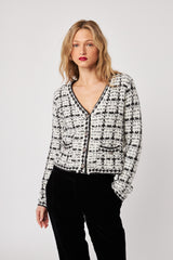 Lonnie Cardigan | Vanilla Tweed