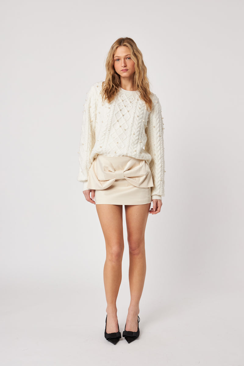 Lux Pullover | Pearly Cable