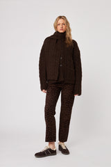 Zaire Cardigan | Espresso