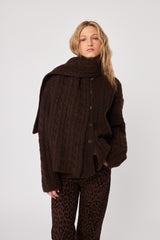 Zaire Cardigan | Espresso