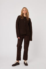 Zaire Cardigan | Espresso