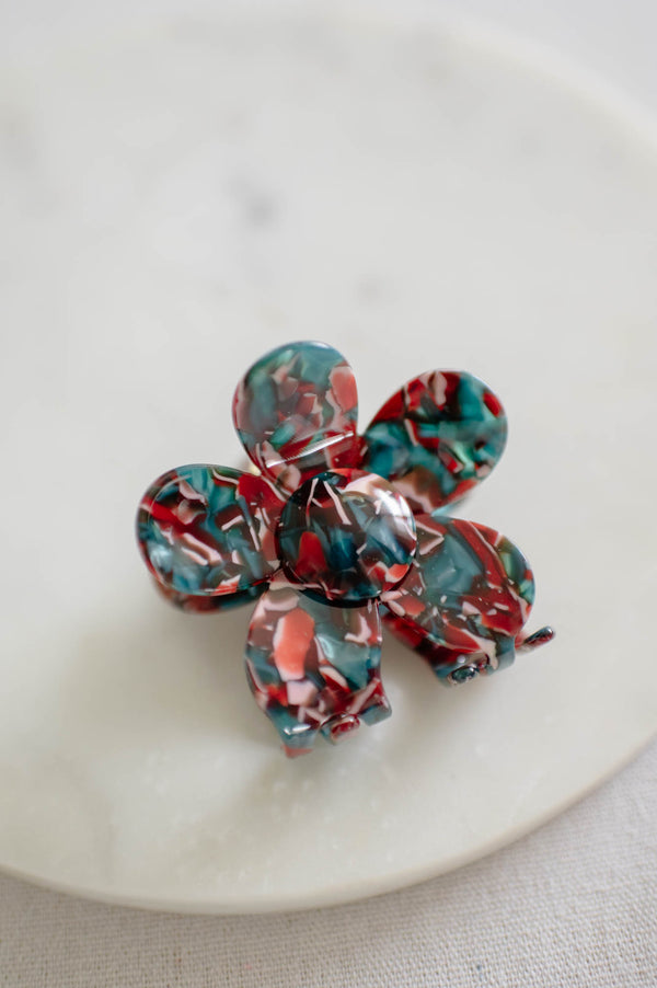 Barbays Flower Clip | Christmas Mosaic