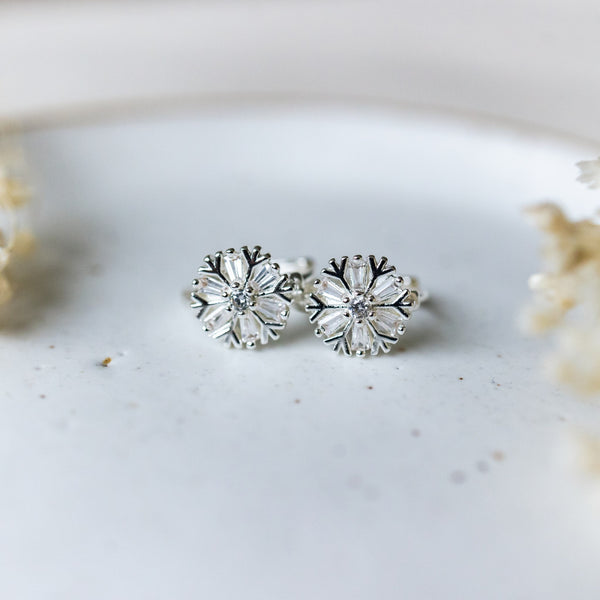 Frosted Hoops | Silver