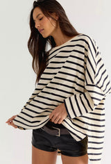 Two Sense Long Sleeve | Ivory Combo