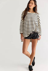 Two Sense Long Sleeve | Ivory Combo