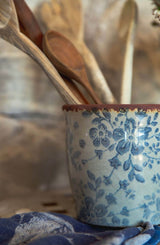 Blue Floral Pot | Small